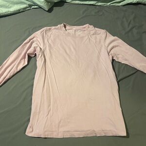 Lululemon Light Pink Long Sleeve Shirt